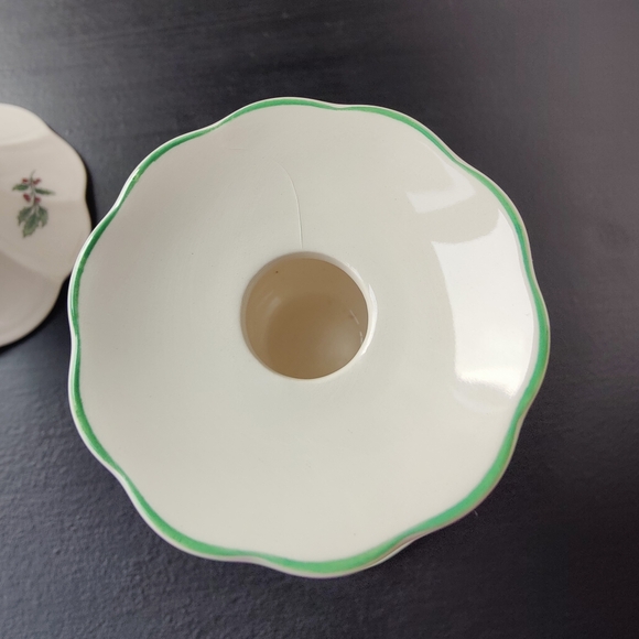 Vintage (80s) | Christmas 🌲🎁 | pair of Nikko 🇯🇵 candle stick holders 🕯️ - Picture 5 of 15